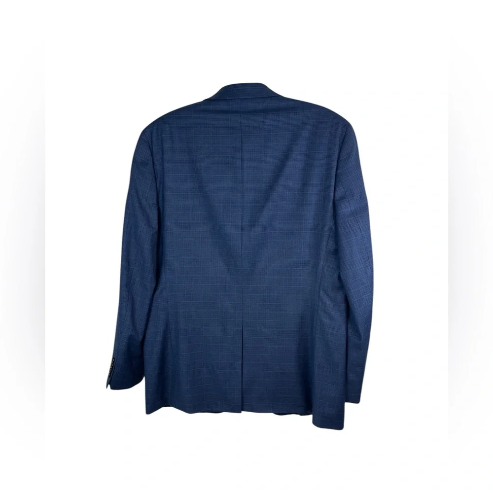 Lauren Ralph Lauren men’s‎ blue plaid two button blazer sport coat size 42 L